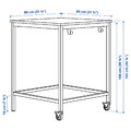 TROTTEN Table, white