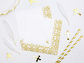 Paper Napkin IHS Holy Communion 33x33cm 20pcs, gold