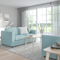 VIMLE 2-seat sofa-bed, Saxemara light blue