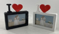 Photo Frame I Love 10x15cm, 1pc, white