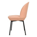 Upholstered Chair Cloe, pink