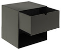 Nightstand Bedside Table Joliet, black