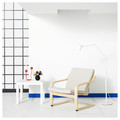 POÄNG Low-back armchair, natural colour/beige/Katorp natural colour/beige