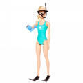 Barbie Marine Biologist Doll and Playse HMH26 3+