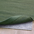 TIDTABELL Rug, flatwoven, green, 80x150 cm