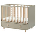 MYLLRA Cot, beige, 60x120 cm