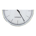 Wall Clock Slimer, round, white