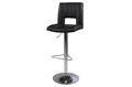 Bar Stool Sylvia, black/chrome