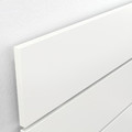 NORDLI Bed frame with storage and mattress, with headboard white/Valevåg extra firm, 140x200 cm