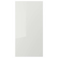RINGHULT Door, high-gloss light grey, 60x120 cm