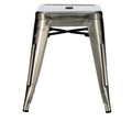 Stool Paris, metallic