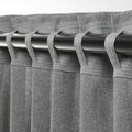 HANNALENA Curtains, 1 pair, grey, 145x300 cm