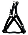 Zolux Adjustable Dog Harness Mac Leather 15mm, black