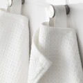 SALVIKEN Washcloth, white, 30x30 cm