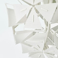 RAMSELE Pendant lamp, geometric, white, 43 cm