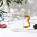Glass Mug Borosilicate 350ml, yellow