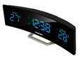 Clock Radio with In- & Outdoor Temperature CR12BK FM Alarm Clock