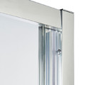 Bi-fold Shower Door Onega 90 cm, chrome/transparent