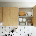 KNOXHULT Kitchen, oak effect, 220x61x220 cm