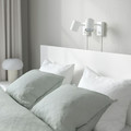 MALM Bed frame with mattress, white/Valevåg extra firm, 160x200 cm