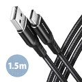 AXAGON USB Cable BUCM-AM15AB cable USB-C USB-A, 1.5m
