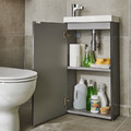 Vanity Basin Cabinet GoodHome Imandra 44cm, grey