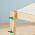 FLISAT Children's bench, height adjustable/green
