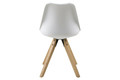 Chair Dima, faux leather, white