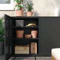 SUNDSÖ Cabinet, anthracite outdoor/indoor, 60x35x86 cm