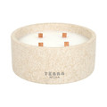 Scented Candle in Cement Bowl Terra Nova 19cm