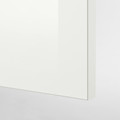 KNOXHULT Wall cabinet with door, high-gloss wite, 60x60 cm