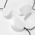 SOLVINDEN LED lighting chain with 12 lights, solar-powered/leaf
