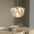 BÄCKNATE / HAVSDJUP Pendant lamp, white, 50 cm