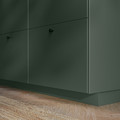 HAVSTORP Plinth, deep green, 220x8 cm