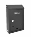 Basic Wall-Mount Letterbox, Black, 300x200x65mm