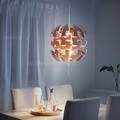 IKEA PS 2014 Pendant lamp, white/copper, 35 cm