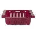 Adjustable Hanging Refrigerator Shelf, dark red