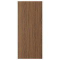 TISTORP Door, brown walnut effect, 60x140 cm