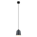 GoodHome Pendant Lamp Calume E27 18cm, matt black