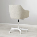 TOSSBERG / MALSKÄR Swivel chair, Gunnared beige/white