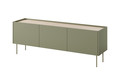 Three-Door TV Cabinet Desin 170, olive/nagano oak