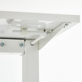 TROTTEN Desk sit/stand, white, 120x70 cm