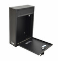 Basic Wall-Mount Letterbox, Black, 215x320x85mm