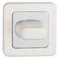 Metalbud Door Escutcheon, satin silver