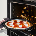 MÅNTAGG Pizza tin, non-stick coating dark grey, 37 cm