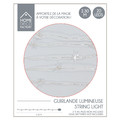 LED String Light Garland, 20 Bulbs