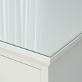 IDANÄS Glass top, transparent, 162x50 cm