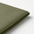 FRÖSÖN Cover for chair cushion, outdoor, dark beige-green, 35 cm