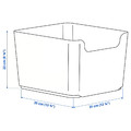 PLUGGIS Waste sorting bin, white, 14 l