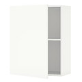 KNOXHULT Wall cabinet with door, white, 60x75 cm